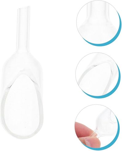 Amosfun Glass Weighing Scoop and Funnel Set Multi-Purpose Experimental Weighing Tool for Labs Accurate Measurement Food-Grade Glass Material in Saudi Arabia