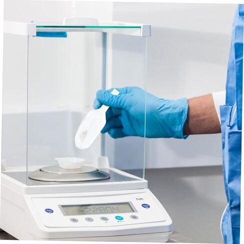 Amosfun Glass Weighing Scoop and Funnel Set Multi-Purpose Experimental Weighing Tool for Labs Accurate Measurement Food-Grade Glass Material in Saudi Arabia