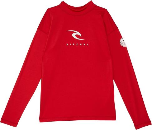 Rip Curl Big Boys' Corpo LS Surf Shirt - Lime in Saudi Arabia