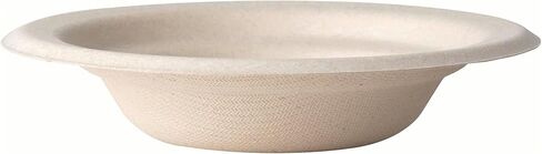 Vegware Compostable 24oz Nourish مقولبة الأوعية البيضاوية ، حالة من 300 ، الألياف المستصلحة الطبيعية ، PFAs بدون مضافة ، خالية من الأشجار ، مناسبة للأطعمة الساخنة أو الباردة in Kuwait