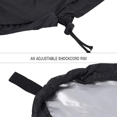 Cockpit Cover, Fit Blocking Kayak Canoe Cockpit Cover Protector Black(XL) in Saudi Arabia