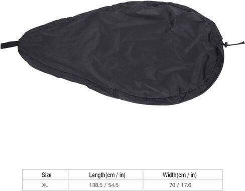 Cockpit Cover, Fit Blocking Kayak Canoe Cockpit Cover Protector Black(XL) in Saudi Arabia