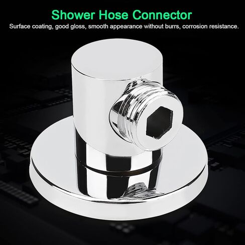 Copper Wall Mounted Shower Hose Connector Bathroom Accessories for Hand Held Shower Nozzles, Bathtub Nozzle for Home Bathroom, Easy Installation and in Saudi Arabia