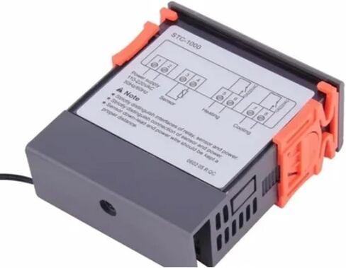 Digital Temperature Controller, 220V LCD Thermostat Regulator Microcomputer Thermostat with Display Screen for Incubators and Coolers in Saudi Arabia