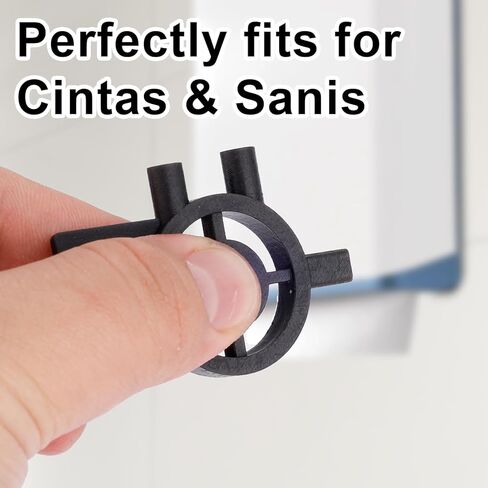 10pcs مفتاح المناشف الورقية مفتاح Cintas & Sanis ، 3 في -1 ، استبدال مفتاح موزع ورق التواليت مع حلقات رئيسية صابون المفتاح مفتاح منشفة الورق لمدرسة وزارة الداخلية in Saudi Arabia