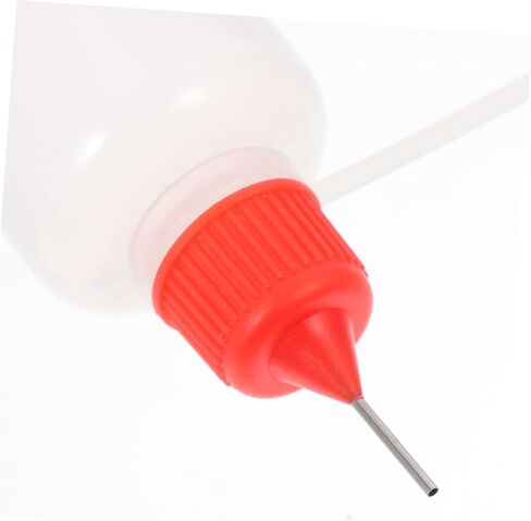 Angoily 18pcs Precision Needle Tip Squeeze Plastic Bottles for Glue Paint Liquid Dispensing Diy Applicator with White Black Orange Green Blue in Saudi Arabia