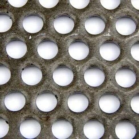 OnlineMetals A36 Carbon Steel Perforated Sheet, Unpolished (Mill) Finish, Hot Rolled, Staggered 0.09375" Holes, ASTM A36, 0.06" Thickness, 16 Gauge, 24" Width, 48" Length, 0.1562" Center to Center in Saudi Arabia