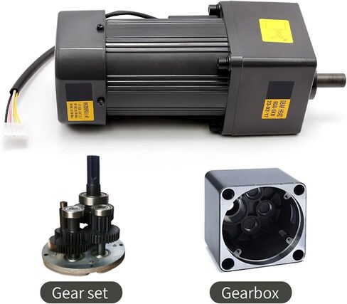 120W 3K/10K/30K/40K AC110V 135RPM محرك مخفض التروس المتغير القابل للتعديل مع وحدة تحكم السرعة للصناعة (120W 40K 110V) in Saudi Arabia