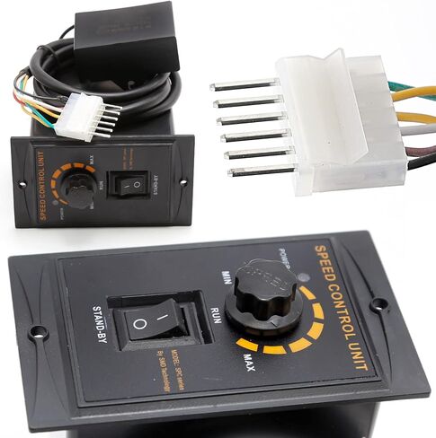 120W 3K/10K/30K/40K AC110V 135RPM محرك مخفض التروس المتغير القابل للتعديل مع وحدة تحكم السرعة للصناعة (120W 40K 110V) in Saudi Arabia