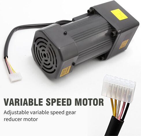 120W 3K/10K/30K/40K AC110V 135RPM محرك مخفض التروس المتغير القابل للتعديل مع وحدة تحكم السرعة للصناعة (120W 40K 110V) in Saudi Arabia