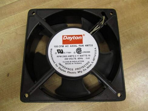 Dayton 4WT33 Fan, 105 CFM, 230 V in Saudi Arabia