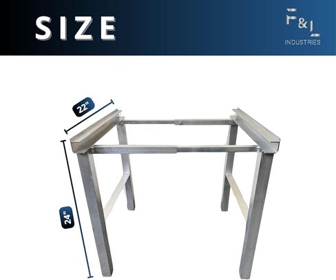 F&L Heavy-Duty Aluminum Air Handler Stand – High-Efficiency HVAC Unit for Superior Air Circulation – Corrosion-Resistant, Durable & Energy-Efficient for Home & Commercial Use (24" Tall 22" Deep HD) in Kuwait
