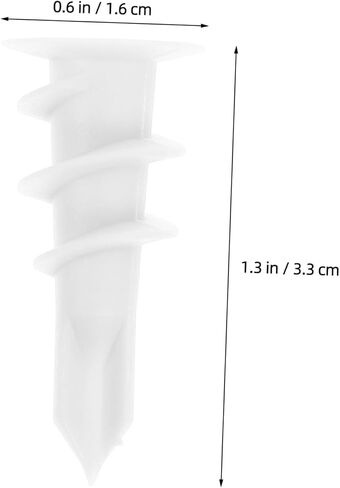 PRETYZOOM 20Pcs Plastic Expansion Tubes for Plasterboard Strong and Fixings Easy to Install for Reliable Wall Anchoring for Various Applications in Saudi Arabia
