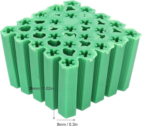 100pcs m6 تمدد أنبوب الجدار البلاستيكي حلبة التثبيت أنبوب التوسع الملحق الأخضر cipeexpansion tubewall المسمار tubeexpansion scurm6 tubem6 in Saudi Arabia