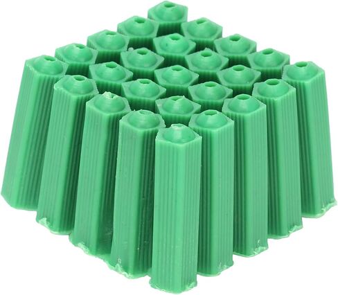 100pcs m6 تمدد أنبوب الجدار البلاستيكي حلبة التثبيت أنبوب التوسع الملحق الأخضر cipeexpansion tubewall المسمار tubeexpansion scurm6 tubem6 in Saudi Arabia