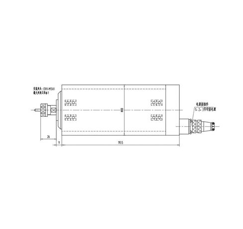380V 1.5KW 2HP AIR مبرد 80 مم ER11 4 محرك مغزل + 2.2 كيلو وات العاكس VFD + مجموعة قوسين in Kuwait