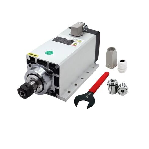 3.5kw محرك المغزل 220V ER20 400Hz 24000RPM + ER20A WRENCH + 2 PCS ER20 Chuck 1/2 inch 10mm in Kuwait