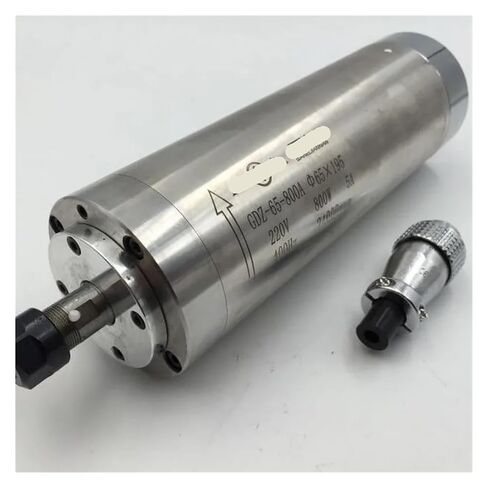 800W ER11 24000 دورة في الدقيقة 65 ملم محرك مغزل المبرد بالمياه 220 فولت دقة عالية in Kuwait