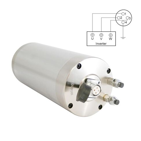 محرك المغزل المبرد بالماء 3.2 كيلو واط ER20 4 محامل 220V 380V AC D100MM (3.2KW 380V) in Kuwait