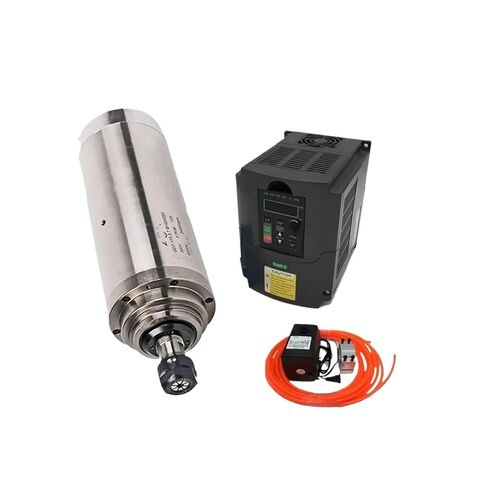 110V 800w Spindle Motor 65mm ER11 + 1.5kw Inverter VFD + 75W Water Pump kit 24000rpm in Saudi Arabia