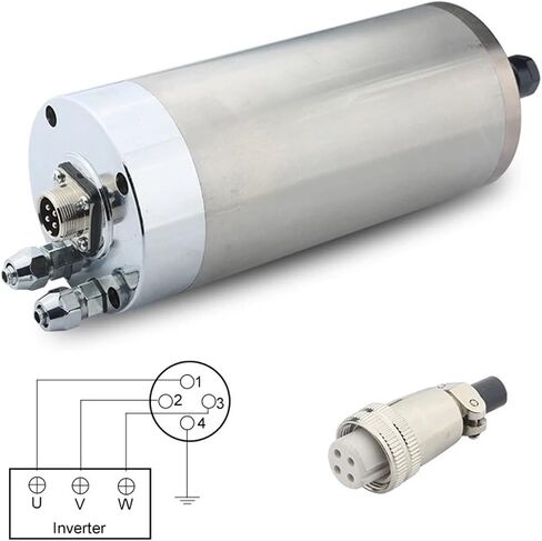 GDZ-17 1.5KW Water-Cooled Spindle Motor 40000 RPM 80mm high Speed high Torque CNC(220V) in Saudi Arabia