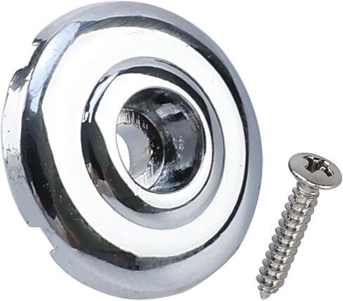 Chrome Round Bass Guitar String Retainer Zinc Alloy Slotted String Guides Trees with Mounting Procks متوافقة مع قطع الغيتات الباسترات الباس in Kuwait