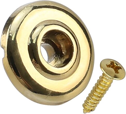 Chrome Round Bass Guitar String Retainer Zinc Alloy Slotted String Guides Trees with Mounting Procks متوافقة مع قطع الغيتات الباسترات الباس in Kuwait