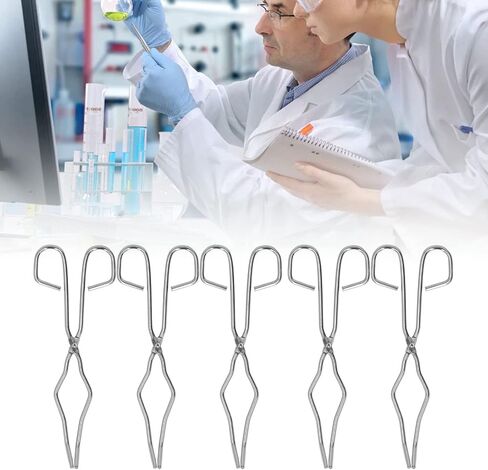 5pcs ملقط بوتقة من الفولاذ المقاوم للصدأ ، فكي غير قسيمة ، تطبيق واسع ، ذوبان معدني ، مختبر ، تسخين ، شوايات الفحم ، 5 حوض للمختبر ، اللحام الكهربائي ، التدفئة in Saudi Arabia