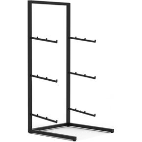 3/4/5-Tier Skateboard Rack,Skateboard Rack With Foot Pads,Snowboard Storage Rack,Easy to Install,for Home and Garage(Black,3-Tier) in Saudi Arabia