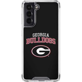 Skinit Clear Phone Case Compatible with Galaxy S22 - Officially Licensed University of Georgia Bulldogs Logo Design in Saudi Arabia