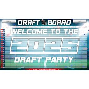 Fantasy Football Draft Board 2025-2026 [ Premium 10 Team, 12 Team,14 Team Boards ] in Saudi Arabia