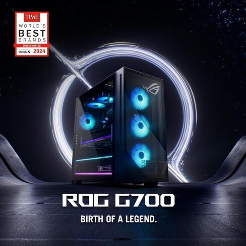 ASUS ROG G700 (2025) Gaming Desktop PC, Intel® Core™ Ultra 7 265F Processor, NVIDIA® GeForce RTX™ 4060Ti, 1TB M.2 NVMe™ PCIe® 4 SSD, 16GB DDR5 RAM, Windows 11 Home, G700TF-DS764Ti in Saudi Arabia