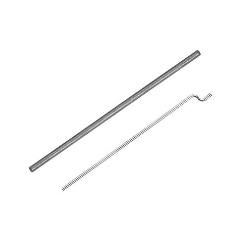 Meccanixity 10pcs 1mmx400mm قضيب ألياف الكربون و 10 ٪ 1.2 مم × 450 مم z قضبان السحب/دفع أجزاء لقارب طائرة RC in Saudi Arabia