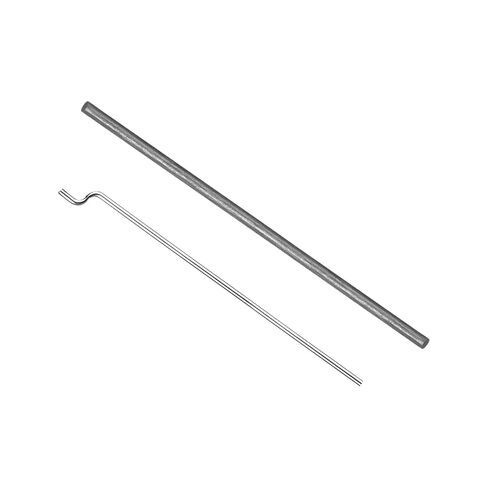 Meccanixity 10pcs 1mmx400mm قضيب ألياف الكربون و 10 ٪ 1.2 مم × 450 مم z قضبان السحب/دفع أجزاء لقارب طائرة RC in Saudi Arabia
