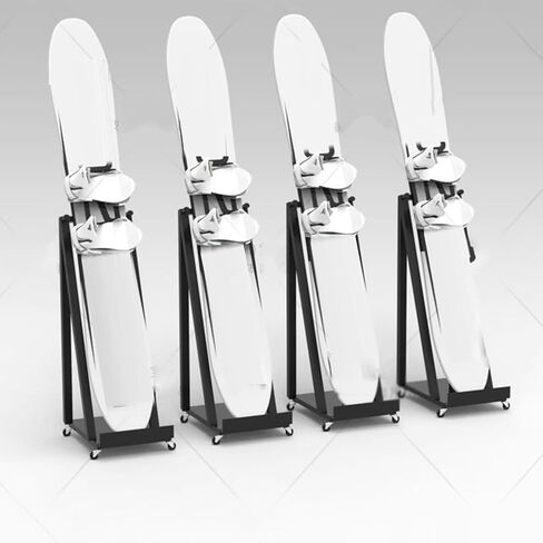 Surfboard Rack,Floor-standing Snowboard Rack,Holds 1-5 Skateboards,Easy to Assemble,and Can Accommodate Skateboard Accessories(5layers) in Saudi Arabia