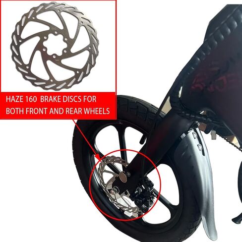 قرص فرامل Ebike الأصلي لـ Jetson Haze القابل للطي دراجة كهربائية و Dyu A16 Y16 دراجة كهربائية in Saudi Arabia