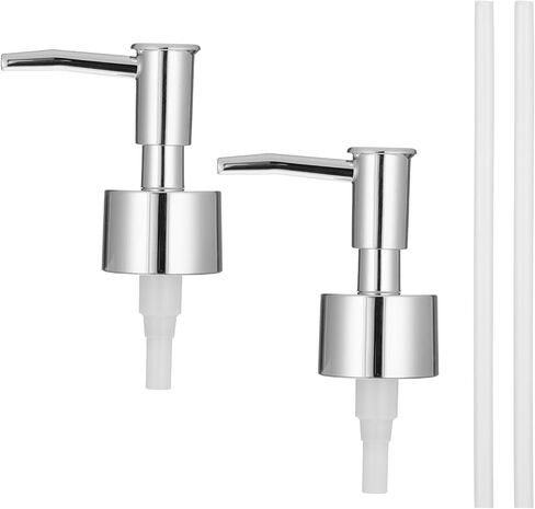 2 Pack Soap Dispenser Pump, Soap Pump Replacement, Replacement for Liquid Hand Soaps Dispensers for Regular Glass Mouth Bottles, Standard 28/400 Neck Size in Saudi Arabia