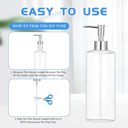 2 Pack Soap Dispenser Pump, Soap Pump Replacement, Replacement for Liquid Hand Soaps Dispensers for Regular Glass Mouth Bottles, Standard 28/400 Neck Size in Saudi Arabia