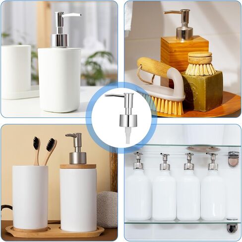 2 Pack Soap Dispenser Pump, Soap Pump Replacement, Replacement for Liquid Hand Soaps Dispensers for Regular Glass Mouth Bottles, Standard 28/400 Neck Size in Saudi Arabia