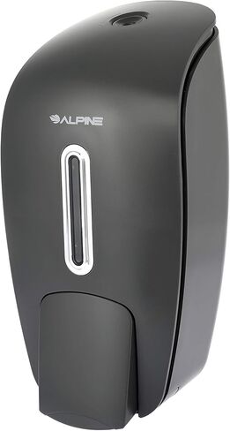 Alpine Manual Soap Dispenser Wall Mount - Commercial Soap Dispenser Wall Mounted for Liquid Soap & Hand Sanitizer in Bathroom, Kitchen, Refillable Large 800 ml Capacity (Grey) in Kuwait