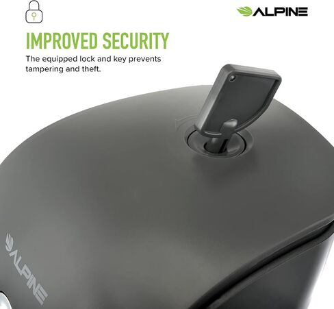 Alpine Manual Soap Dispenser Wall Mount - Commercial Soap Dispenser Wall Mounted for Liquid Soap & Hand Sanitizer in Bathroom, Kitchen, Refillable Large 800 ml Capacity (Grey) in Kuwait