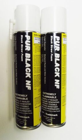 2 Cans of Black Foam with Dispenser in Saudi Arabia