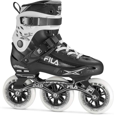 Fila Houdini Pro 110mm 3 عجلات مضمّنة للرجال والنساء-زلاجات اللياقة البدنية عالية الأداء مع حشوة تشريحية وعجلات 3 × 110 ملم و ABEC 9 محامل in Saudi Arabia