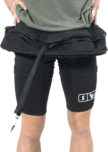Boost Microgravity Air Pressure Treadmill Single Zipper Shorts - Compatible with AlterG in Saudi Arabia