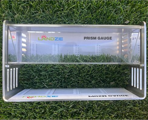 مقياس ارتفاع العشب Landzie Prism - قم بسهولة بقياس طول العشب حتى 1 5/8 بوصة أو 40 مم - ارتفاع مقياس العشب المقطوع مع حالة وقائية - أدوات وقياسات المعدات ، سبح ، حوض ، TURF in Saudi Arabia