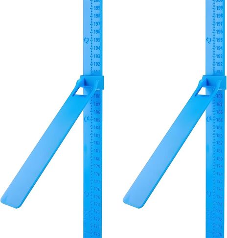 2 PCS قياس ارتفاع الجدار ، قضيب قياس ارتفاع الأطفال ، قضيب ارتفاع النمو ثلاثي الأبعاد ، حاكم ارتفاع الربط مثبتة على الحائط للأطفال حضانة الأطفال 79 بوصة in Kuwait