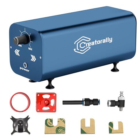 8 Pack Pre-Painted Colored Plywood Sheets with Air Assist Pump Kit, 12x12x1/8 Laser Engraving Bundle for Clean Cuts, DIY Crafts, Ornaments, Models, Compatible with S9 S10 A5 PRO in Kuwait