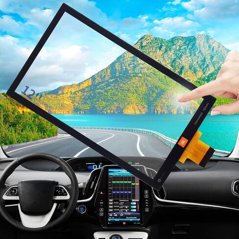 12 "استبدال شاشة اللمس لعام 2017 2018 2019 2020 Toyota Prius Prime Premium Limited Xle Technology L Eco Le Base Digitizer ، عرض نظام التنقل OEM الشاشة اللمس E7057 in Kuwait