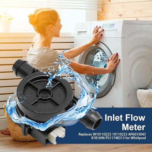 متر تدفق مدخل WPW10110225 استبدال لغسالة Whirlpool WPW10110225 / 8181696 / W10110225 in Saudi Arabia