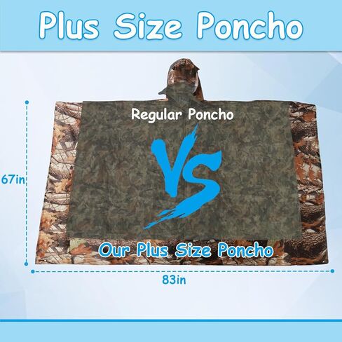 بالإضافة إلى الحجم ، معطف المطر الكبار مع غطاء محرك السيارة ، ومقاوم للماء Camo Poncho ، و Army Poncho للتخييم ، والمشي لمسافات طويلة ، وصيد الأسماك ، والسفر والهواء الطلق. in Kuwait